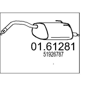 Zadni tlumic vyfuku MTS 01.61281