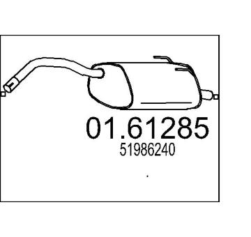 Zadni tlumic vyfuku MTS 01.61285