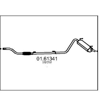 Zadni tlumic vyfuku MTS 01.61341
