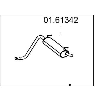Zadni tlumic vyfuku MTS 01.61342