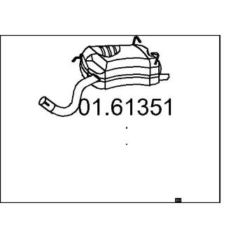 Zadni tlumic vyfuku MTS 01.61351