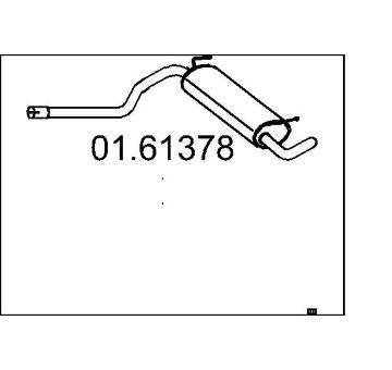 Zadni tlumic vyfuku MTS 01.61378