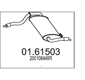 Zadní tlumič výfuku MTS 01.61503