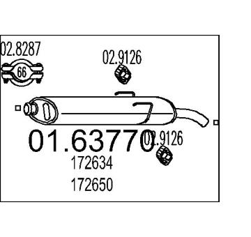 Zadni tlumic vyfuku MTS 01.63770