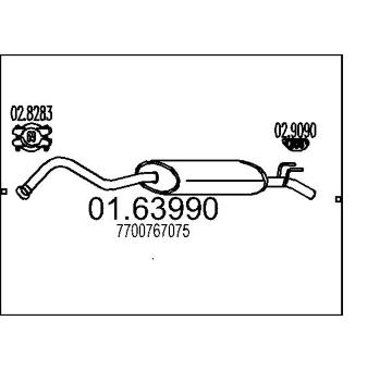 Zadni tlumic vyfuku MTS 01.63990