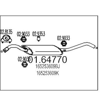 Zadni tlumic vyfuku MTS 01.64770