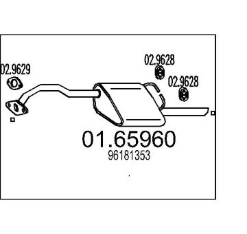 Zadni tlumic vyfuku MTS 01.65960