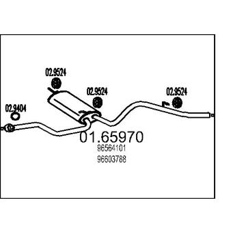 Zadní tlumič výfuku MTS 01.65970