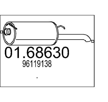 Zadni tlumic vyfuku MTS 01.68630