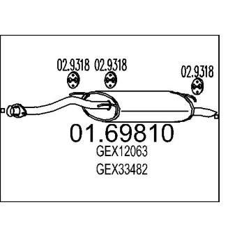 Zadní tlumič výfuku MTS 01.69810