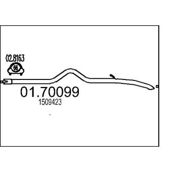 Výfuková trubka MTS 01.70099