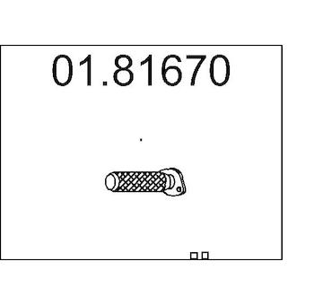 Prużný díl výfuku MTS 01.81670