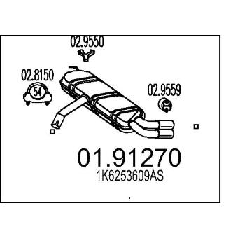 Zadni tlumic vyfuku MTS 01.91270