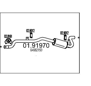 Zadní tlumič výfuku MTS 01.91970