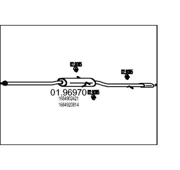 Zadní tlumič výfuku MTS 01.96970