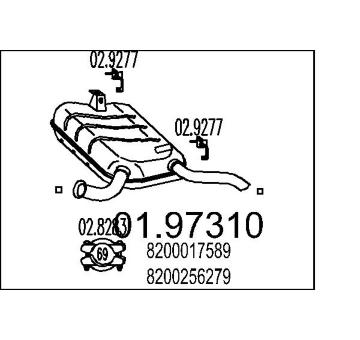 Zadni tlumic vyfuku MTS 01.97310