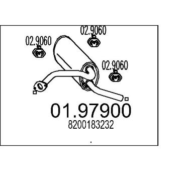 Zadni tlumic vyfuku MTS 01.97900