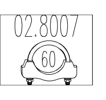 Spojovací trubky, výfukový systém MTS 02.8007