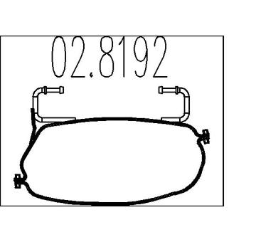 Spojovací trubky, výfukový systém MTS 02.8192