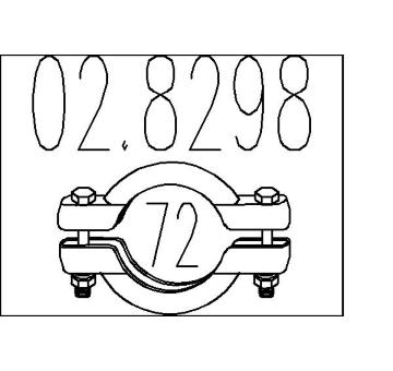 Spojovací trubky, výfukový systém MTS 02.8298