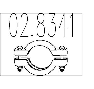 Spojka trubiek výfukového systému MTS 02.8341