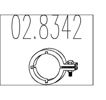 Spojovací trubky, výfukový systém MTS 02.8342