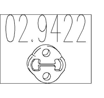 Zarazka, tlumic vyfuku MTS 02.9422