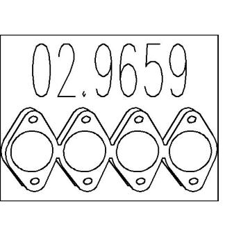 Těsnění, výfuková trubka MTS 02.9659