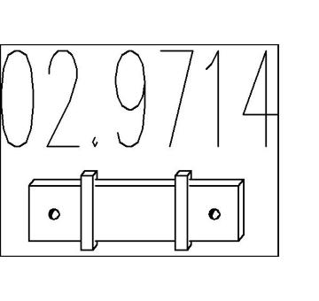 Zarážka, tlumič výfuku MTS 02.9714