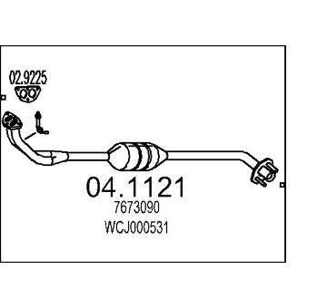 Katalyzátor MTS 04.1121