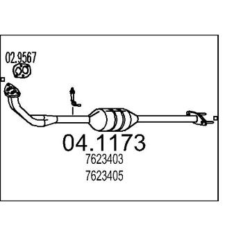 Katalyzátor MTS 04.1173