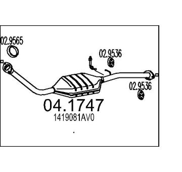 Katalyzátor MTS 04.1747