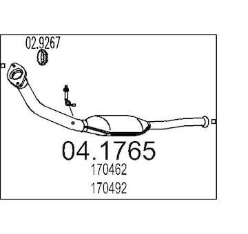 Katalyzátor MTS 04.1765