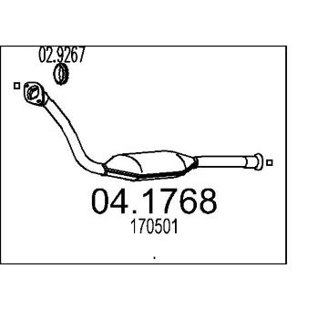 Katalyzátor MTS 04.1768
