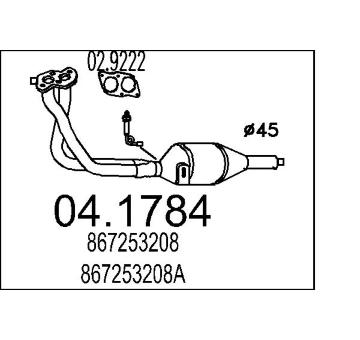 Katalyzátor MTS 04.1784