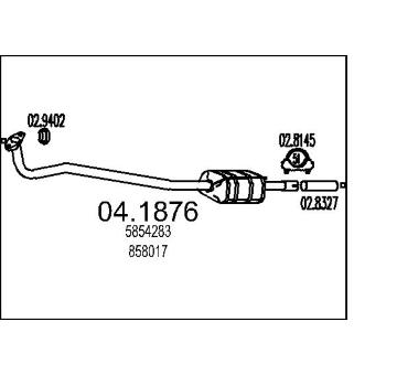 Katalyzátor MTS 04.1876