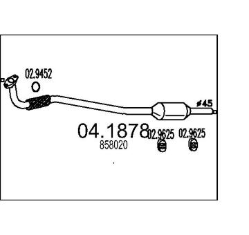 Katalyzátor MTS 04.1878