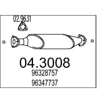 Katalyzátor MTS 04.3008