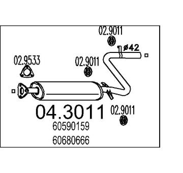 Katalyzátor MTS 04.3011