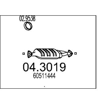 Katalyzátor MTS 04.3019