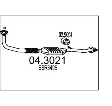 Katalyzátor MTS 04.3021