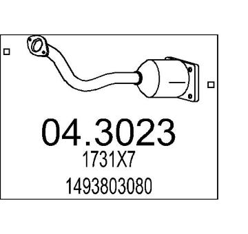 Katalyzátor MTS 04.3023