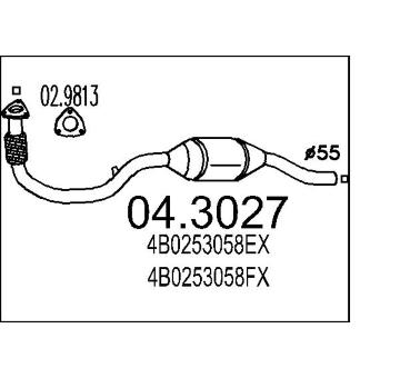Katalyzátor MTS 04.3027