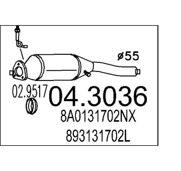 Katalyzátor MTS 04.3036