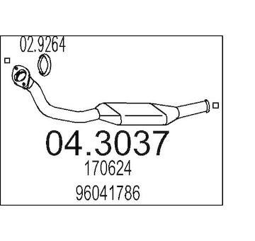 Katalyzátor MTS 04.3037