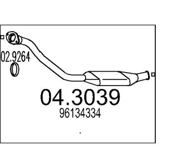 Katalyzátor MTS 04.3039