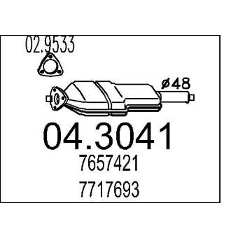 Katalyzátor MTS 04.3041