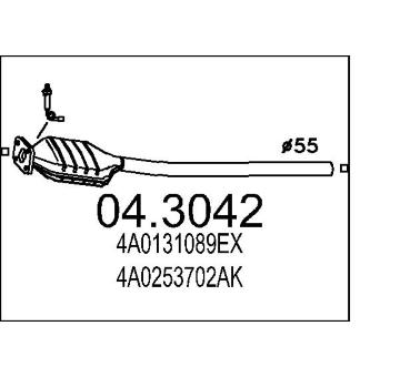 Katalyzátor MTS 04.3042