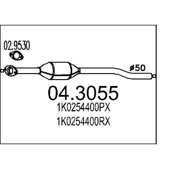 Katalyzátor MTS 04.3055