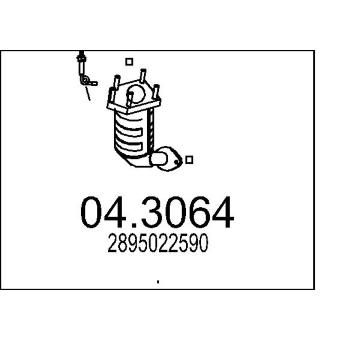 Katalyzátor MTS 04.3064